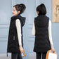 Women's Winterized Vest Autumn and Winter Mid-length Slim Fit Plus Size Thick Coat