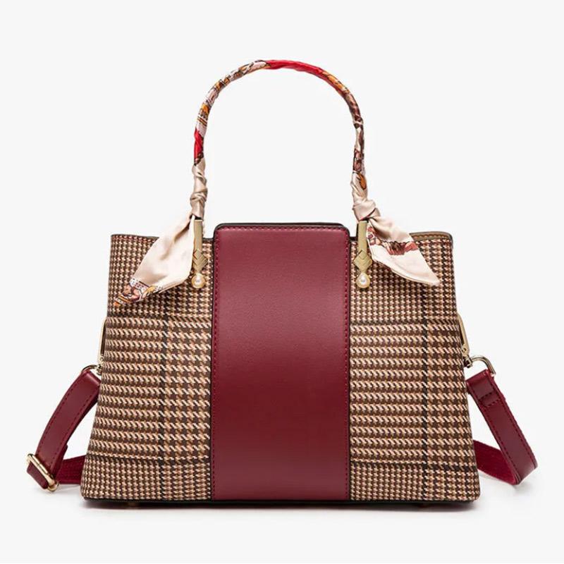 Ladies Leather Fashion Trend Handbag Casual Elegant Shoulder Bag