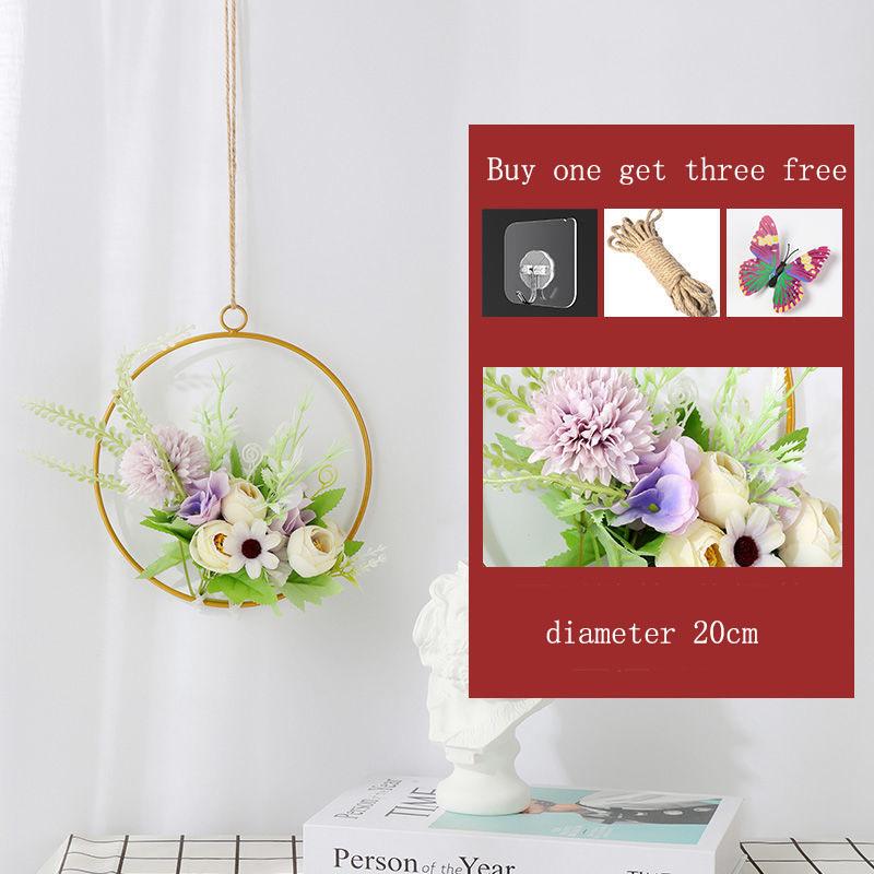 Room Layout Hanging Decoration Living Room Wall Wall Wrought Iron Pendant Wall Decoration Creative Dining Room Nordic Dormitory Bedroom