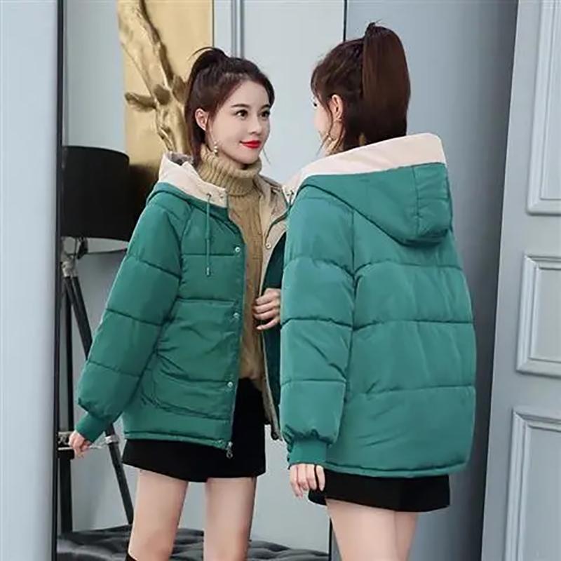 Women Winter Warm Parkas Windbreaker Hooded Jacket and Coats Fashion Casual Down Jacket