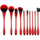 Handle Makeup Brush Suit Eye Shadow Lip Brush Makeup Tool Makeup Brushes Eyeshadow Powder Cosmetics