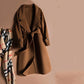 Cashmere Coats Women Woolen Coats Women Winter Coat with Belt Overcoat 2019 Wool Jackets Trench Coat