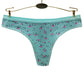 6pcs/set of Pure Cotton Underwear Ladies Sexy Fashion Plus Size Printed Thong Cotton Underwear