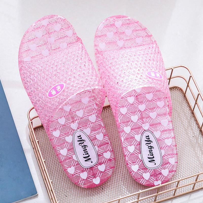 Bathroom Slippers Women's Shower Non-slip Women's Crystal Slippers Outer Wear Sandals and Slippers Women's Home Sandals