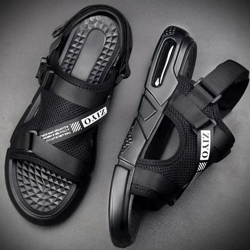 All-match Cushion Sandals Men's Summer Sandals Moisture Sweat-proof Leisure Sports Beach Shoes