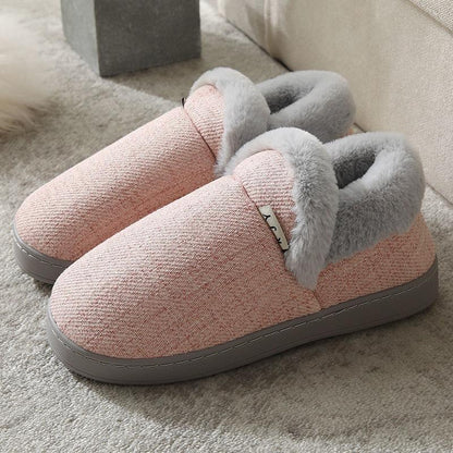 Winter Warm and Comfortable Thick-soled Cotton Shoes Non-slip Thick Plush Shoes