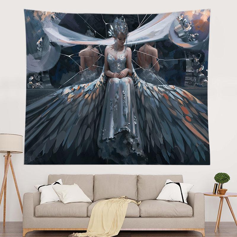Net Celebrity Home Background Cloth Anime Ghost Knife Two-dimensional Tapestry Student Dormitory Bedroom Decorative Wall Covering