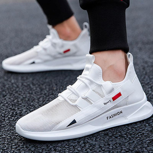 Shoes Men's Summer Breathable Sports Shoes Mesh Casual Shoes Men's Vulcanized Shoes Non-slip Comfortable