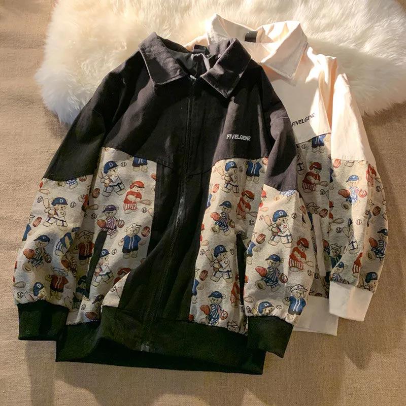 2021 New Spring&Autumn Embroidery Baseball Jacket Women's Coat Men's Couple Bomber Unisex Boyfriend Style Varsity Hiphop Street