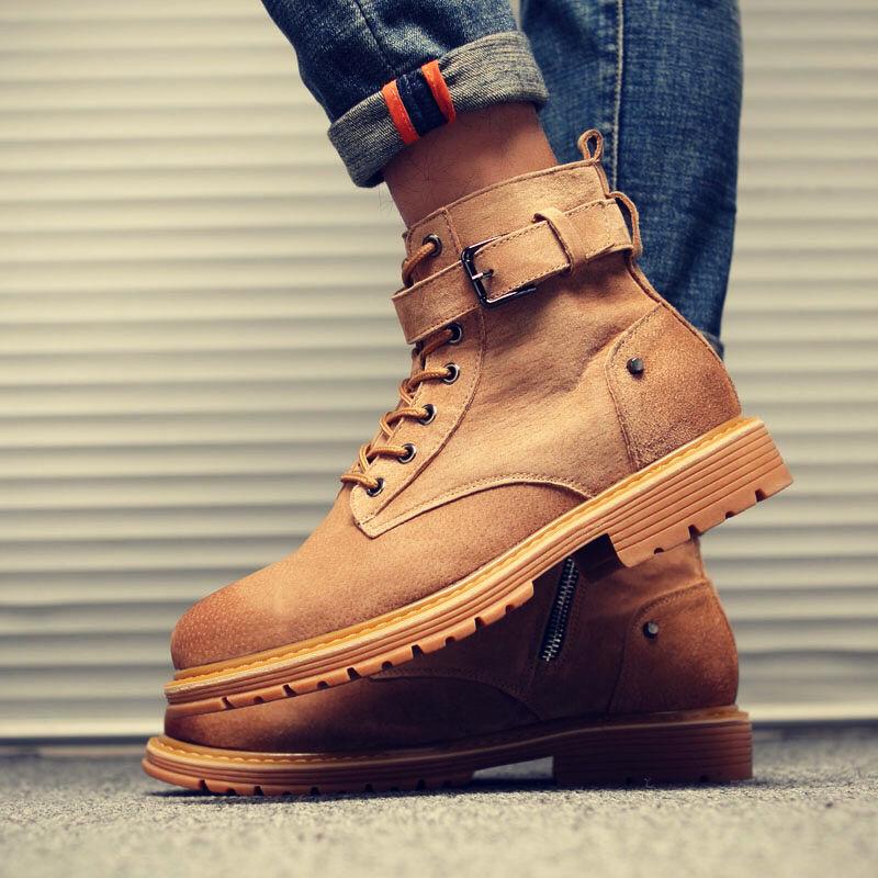Martin Boots Men's Desert Boots Motorcycle Boots Men's Boots Men's High Top Shoes Fashion Boots