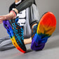 Men's Shoes Spring Breathable Mesh Surface Running Leisure All-match Mesh Surface Non-slip Deodorant Sports Shoes