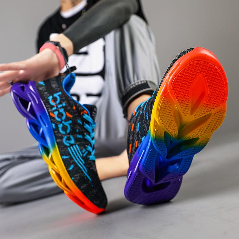 Men's Shoes Spring Breathable Mesh Surface Running Leisure All-match Mesh Surface Non-slip Deodorant Sports Shoes