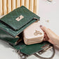 Jewelry Box Travel Comestic Jewelry Casket PU Leather Storage Box Ring Lady Case Portable Jewelry Organizer Necklaces