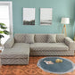 Corner Sofa Covers for Living Room Slipcovers Elastic Stretch Sectional Loveseat L Shape Sofa Cover