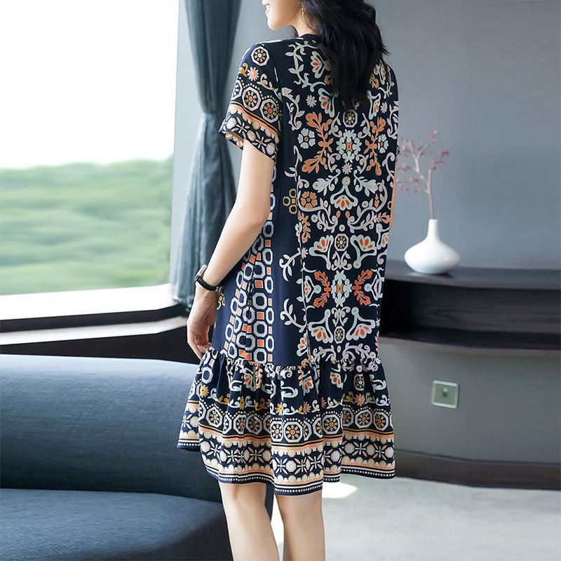 Dress Women's Summer Long Temperamental Mad Skirt Ladies Soft and Comfortable Skirts
