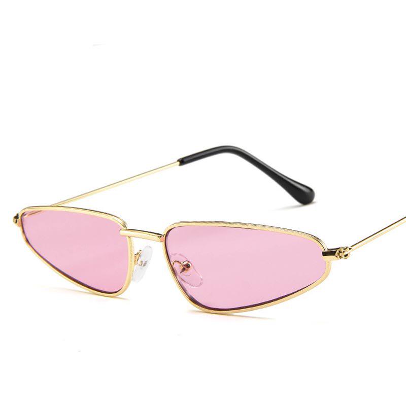 2019 Small Frame Cat Eye Sunglasses Women Trendy Vintage Sun glasses Famle Drop Shaped Ocean Retro S