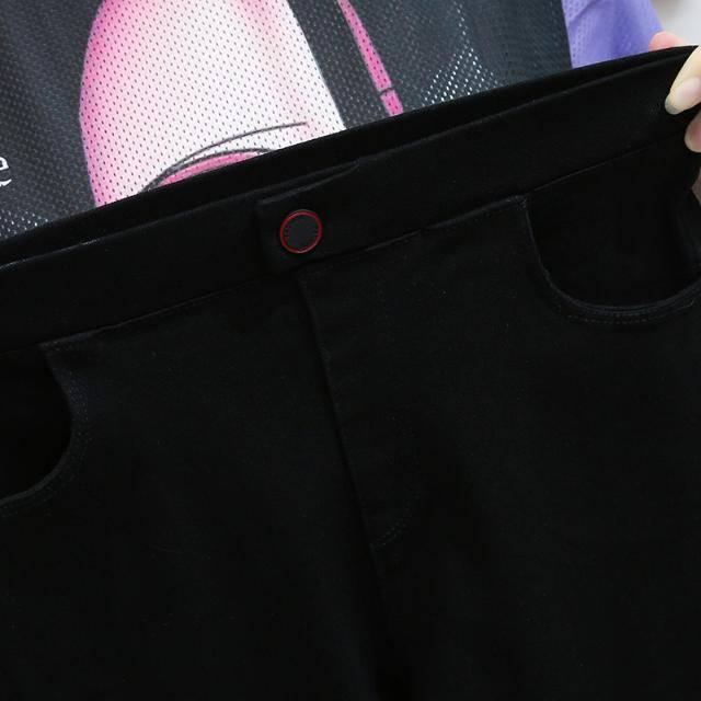 Large Size Autumn and Winter Bell Bottom Pants High Waist Slim Stretch Casual Denim Long Pants Women