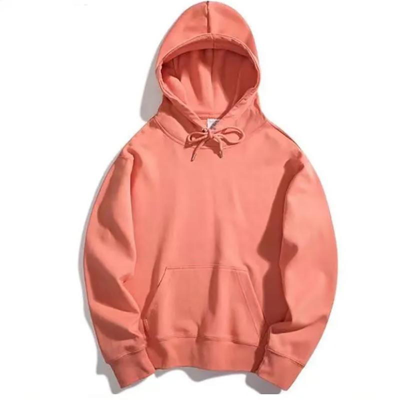 Hooded Sweater Men With Same Solid Color Loose Clothes Sweatedhirts Autumn Large Size Hedging Plus Velvet Thick All-match