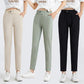 S-3XL Female Solid Color Thin Casual Cropped Pants Sports Sweatpants Women's Spring Summer Large Size Loose Long Harem Pants
