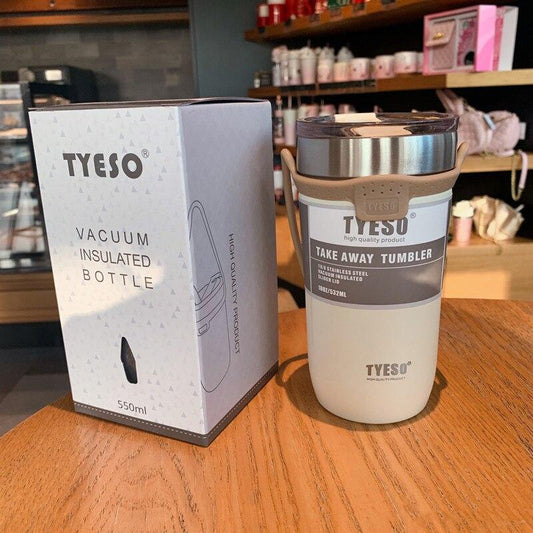 550ML Double Stainless Steel Coffee Mug Thermos Mug Car Vacuum Flask Travel Insulated Bottle Vacuum Travel Water Thermal Bottle