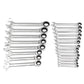6Mm-32Mm Gear Wrench Chrome Vanadium Steel Metric Fixed Head Ratchet Spanner Hand Tools