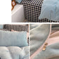 Winter Double-sided Thickening Plus Velvet Four-piece Coral Velvet Is Sleeve Single Pillow Set of Set 1.5 Meters 1.8 Meter Bed Warm Bed Set