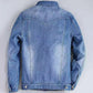 Fall/winter Plus Velvet Denim Jacket Men's Thick Plus Size Coat Thick Warm Cotton Top