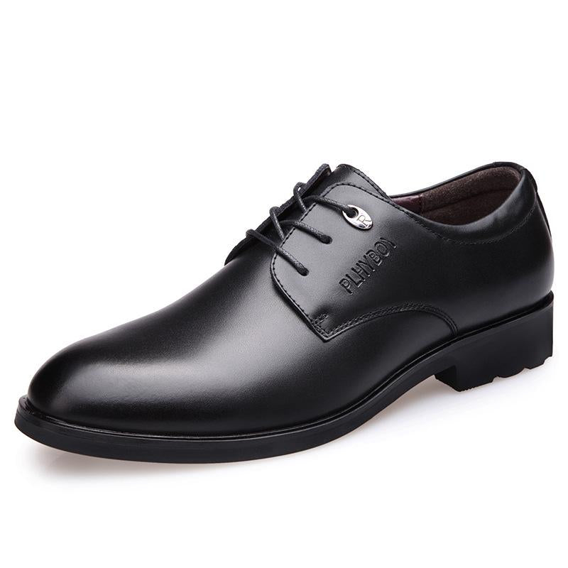 Pair of Shoes Men Pointed Toe Slip on Dress Oxford Leather Luxury Wedding Shoes