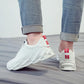Spring and Summer Flying Woven Mesh Shoes Sneakers Men's Students Casual Breathable Running Shoes