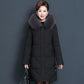 Mother's Western Style Winter Coat Middle-aged and Elderly Women's Middle-aged Long Large Fur Collar Noble Thick Down Padded Jacket