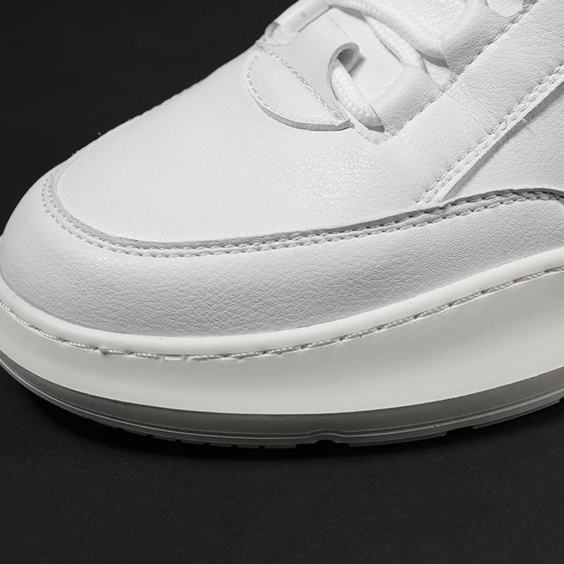 Men's Breathable Heighten Shoes Trendy High Top Men's Tennis Shoes Sports Basketball Board Shoes