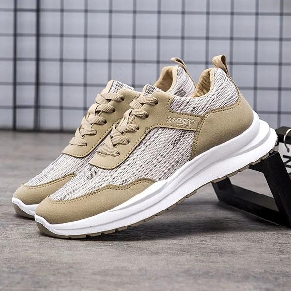 Summer Youth Students Increase Breathable Soft Bottom Board Shoes Men's All-match Non-slip Deodorant Leisure Travel Running Shoes Sport Shoes