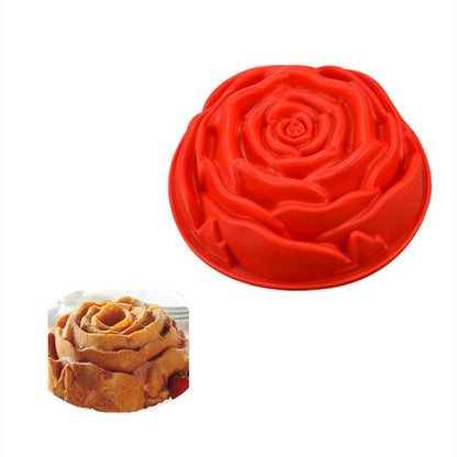 1/3 PCS Silicone Daisy Flower Cake Mold Bread Pan Rose Cake Mold Sunflower Bakery Bread Mold