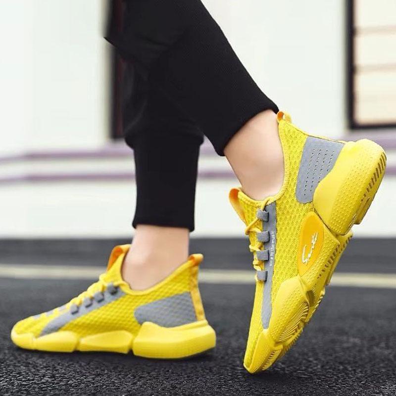 Men's Shoes Autumn Breathable Casual Korean Version of All-match Sports Running Shoes Men's Shoes
