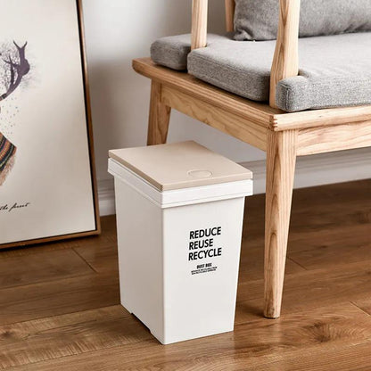 Japanese Style Trash Can Household Kitchen Living Room Bathroom Bathroom Toilet Toilet Bedroom Office Nordic Creativity