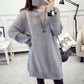Autumn and Winter Thick Fashion Sweater Wild Knitted Loose Top Mid-length Casual Women Sweater