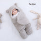 Baby Sleeping Bag Ultra-Soft Fluffy Fleece Newborn Receiving Blanket Infant Boys Girls Clothes Sleep Nursery Wrap Swaddle