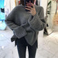 Turtleneck Sweater Loose Lazy Wind Pullover Outer Wear All-match Bottoming Sweater Women