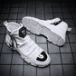 Men's Fashion Korean Leather Boots Increase Personality Cowboy Boots Male British Youth High-top Shoes