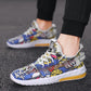 Summer breathable flat bottom leisure light and comfortable Knitted upper sneakers deodorant
