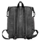 Gray Backpack Men Leather Large Capacity Waterproof Outdoor Sports Travel Student Book Computer Bags