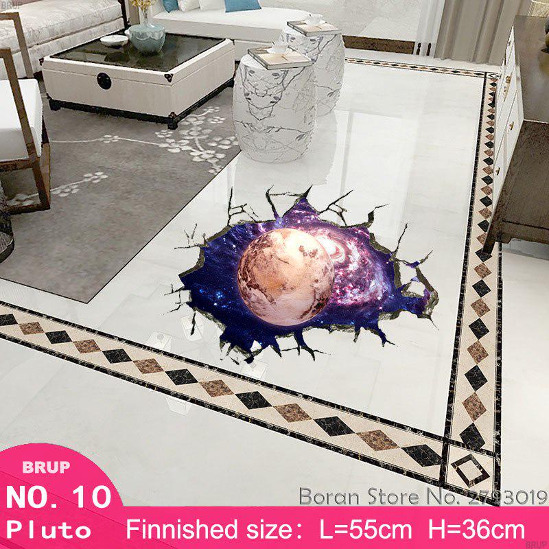 12 Kinds Solar System Planets Wall Stickers For Kids Room Universe 3d Stickers Kids Room Decoration