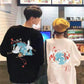 Spring Autumn Couples Pullover Sweatshirt Men and Women Thin Plus Size Loose Oversized Sweatshirt Coat Unisex