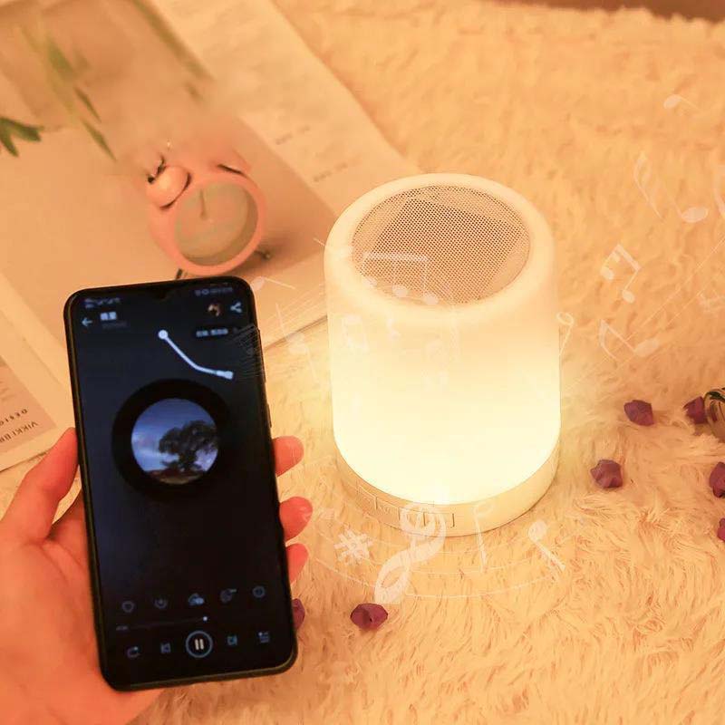 Colorful Lights At Night Wireless Mobile Phone Bluetooth Speaker Computer Card Home Creative Portable Small Stereo