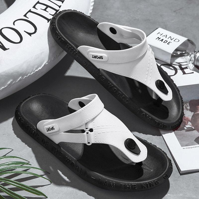 Men's Non-slip Deodorant Trend Flip-flops Korean Style Platform Flip Flops Men's Slippers