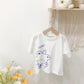 Kids Girl T Shirt Summer Baby Cotton Tops Toddler Tees Clothes Children Clothing Cartoon T-shirts Short Sleeve Casual Wear