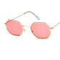 Fashion Sunglasses Women Brand Designer Small Frame Polygon Clear Lens Sunglasses Men Vintage Sun Gl
