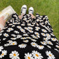 Little Daisy Cheongsam Improved Dress Short Floral Sexy Small Young Girl Daily Wear