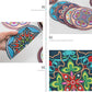 1/2/4pcs Mandala Pattern Creative Silicone Coaster Household Anti-scalding Mat Coffee Drink Coaster