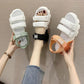 Summer Sandals for Women’s Outer Wear Comfortable Breathable and Thickening Women’s Shoes Flat Bottom Fashion